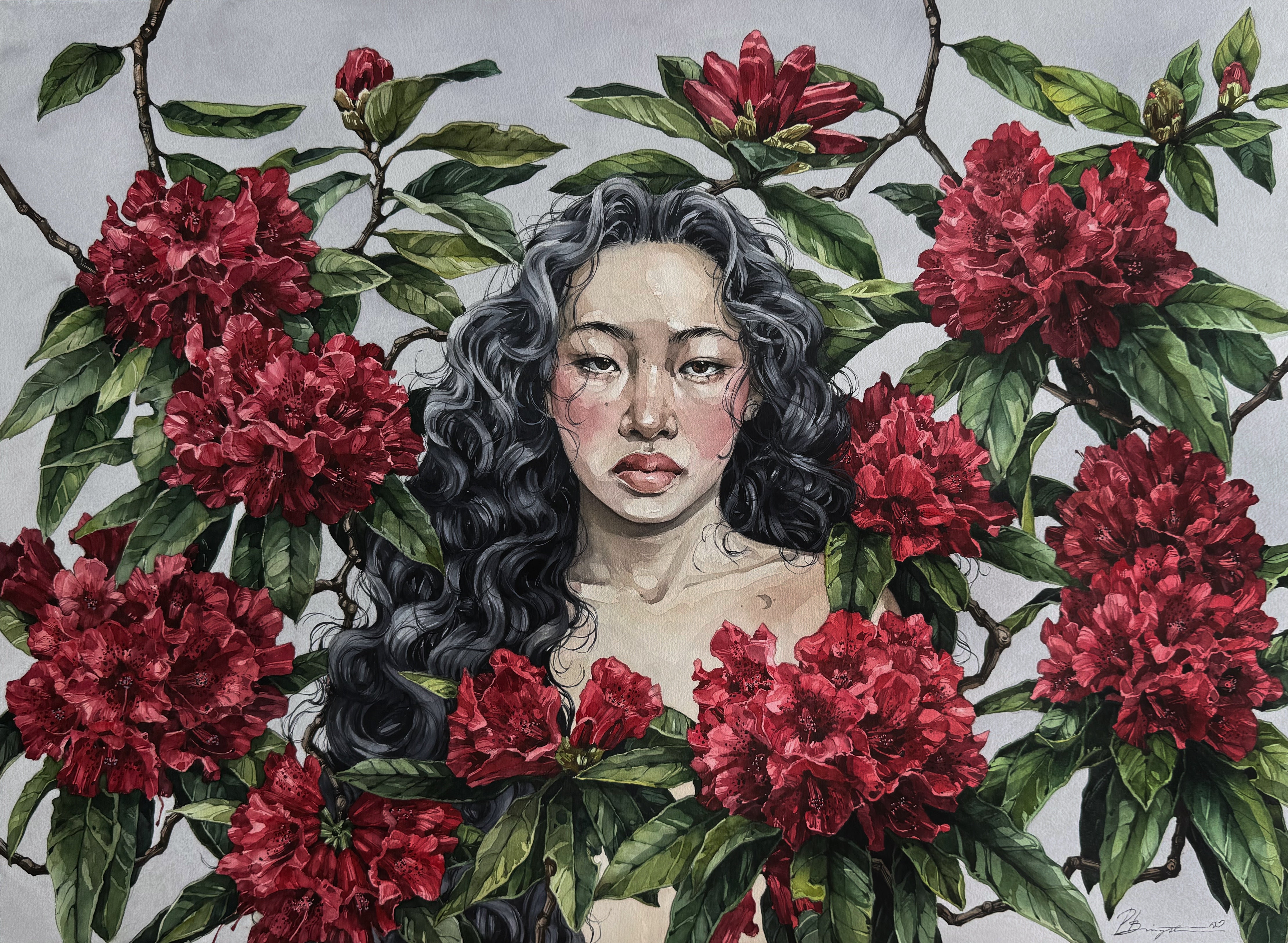 Rhododendron garden