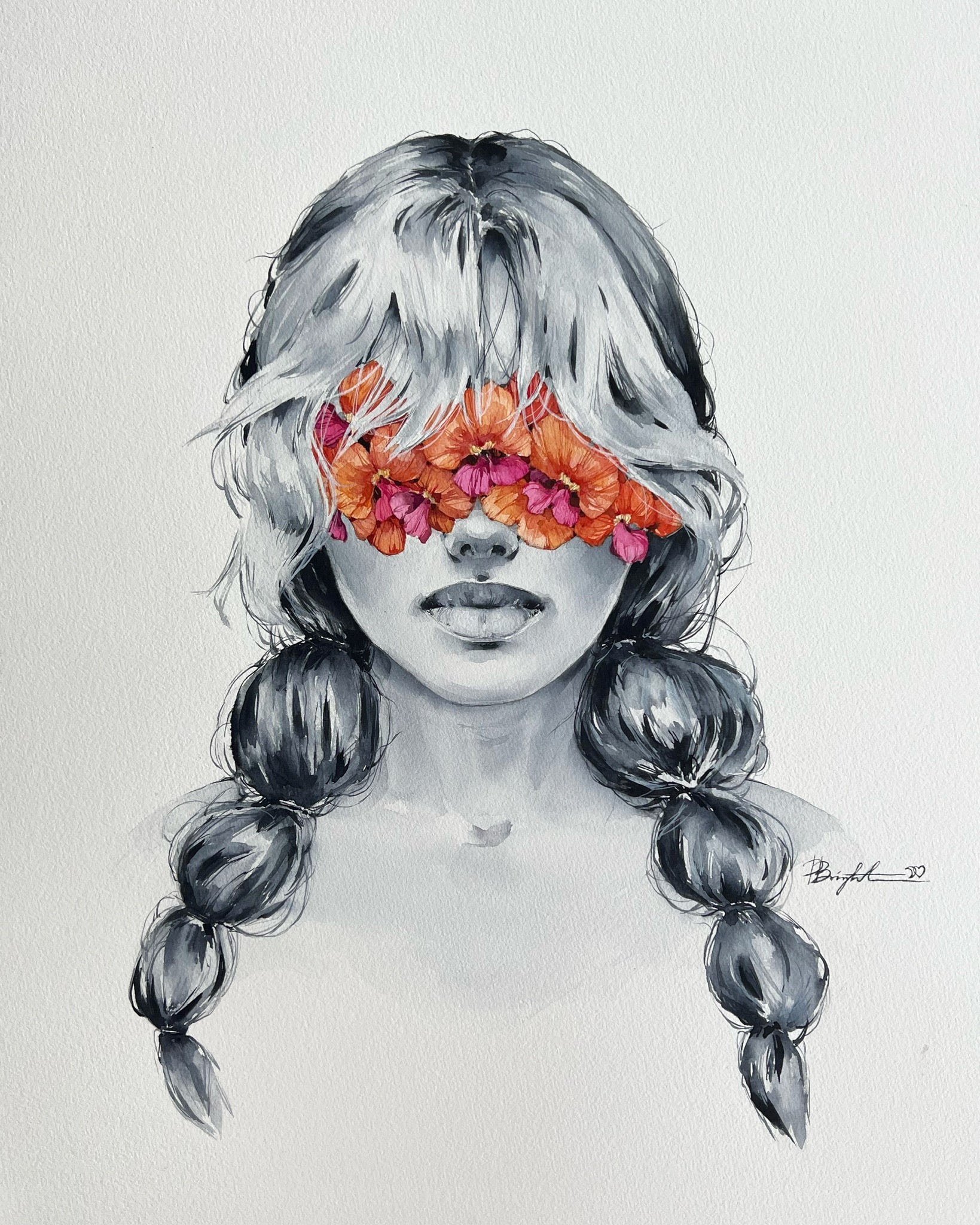 Sweet peas blindfolded