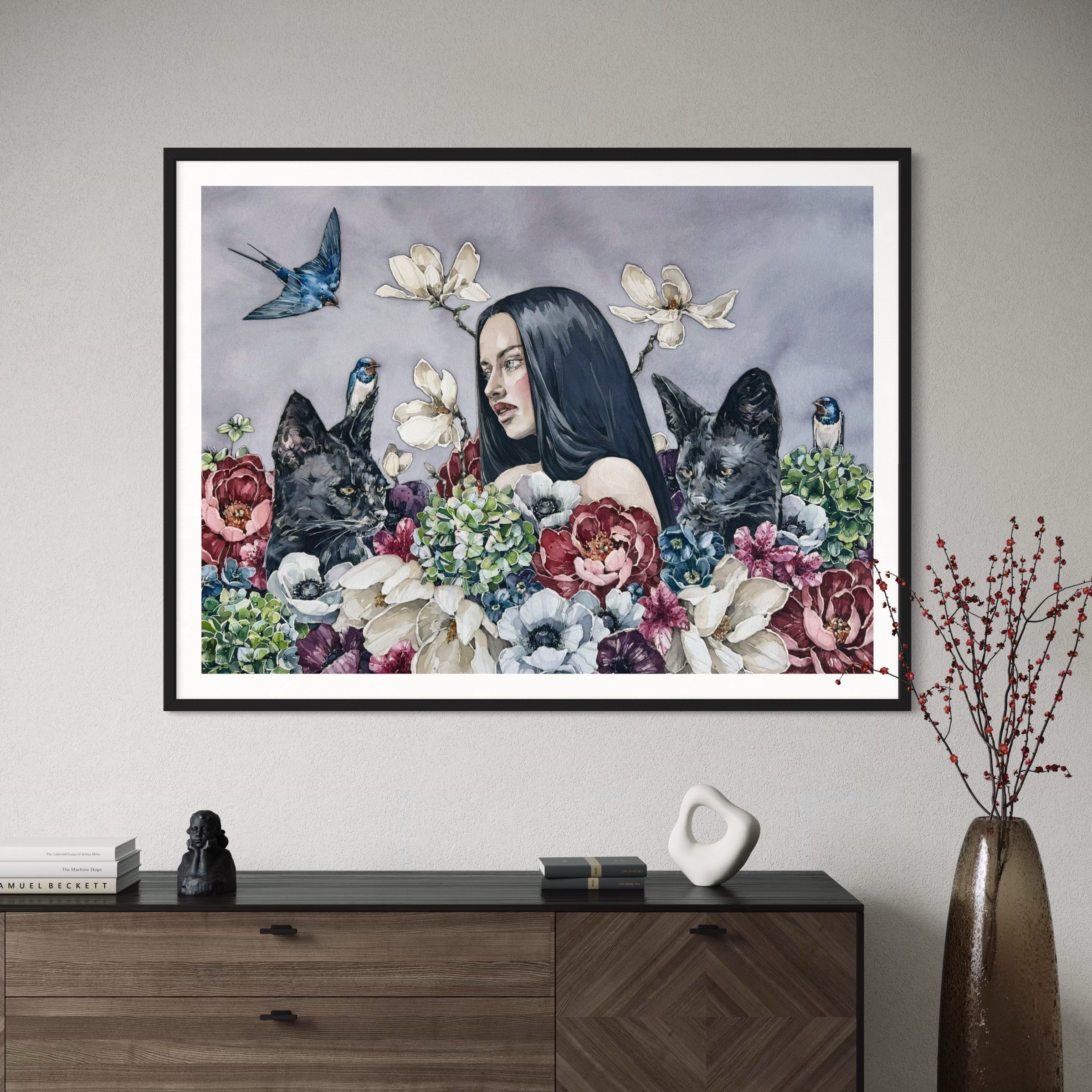 Silent garden: gathering storm