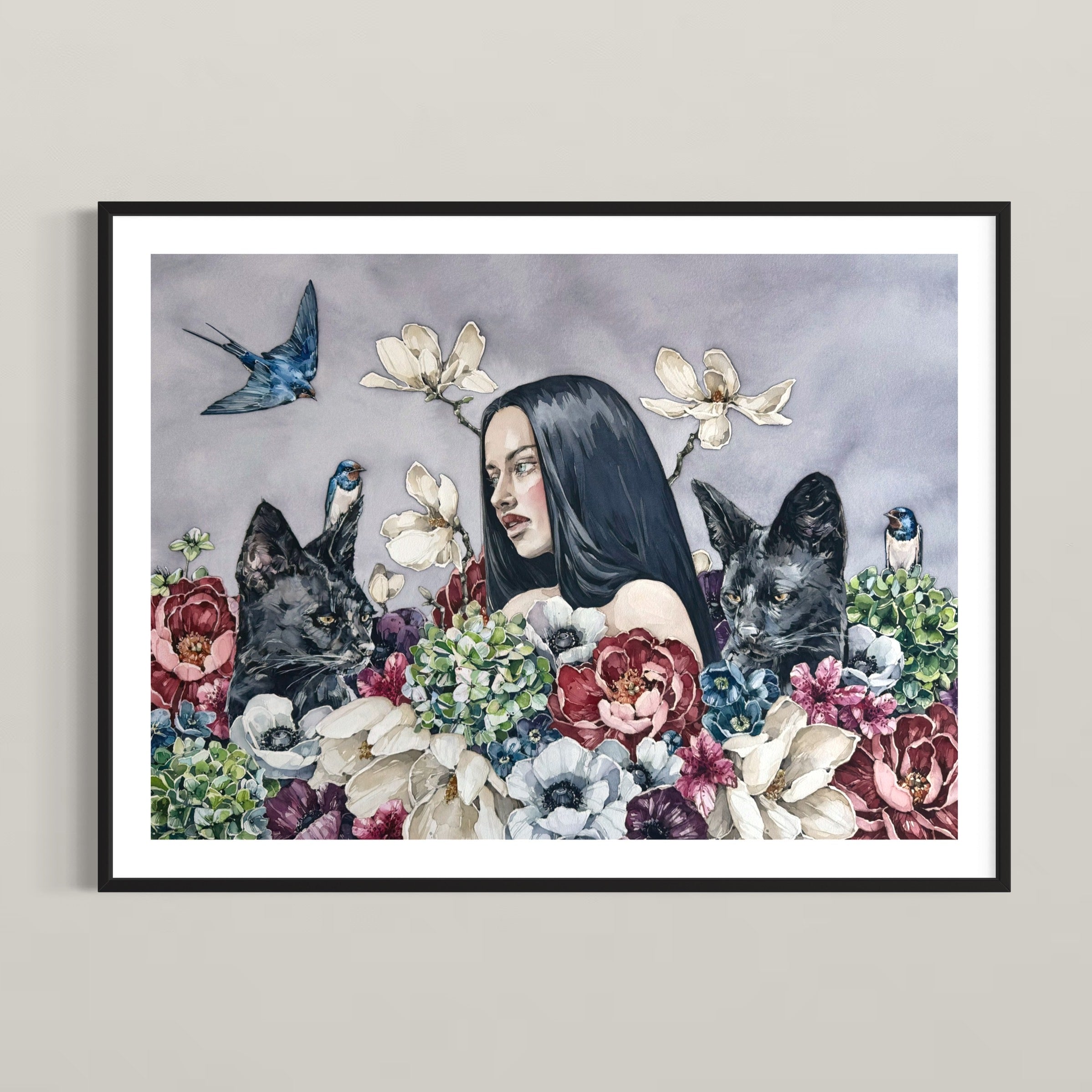 Silent garden: gathering storm