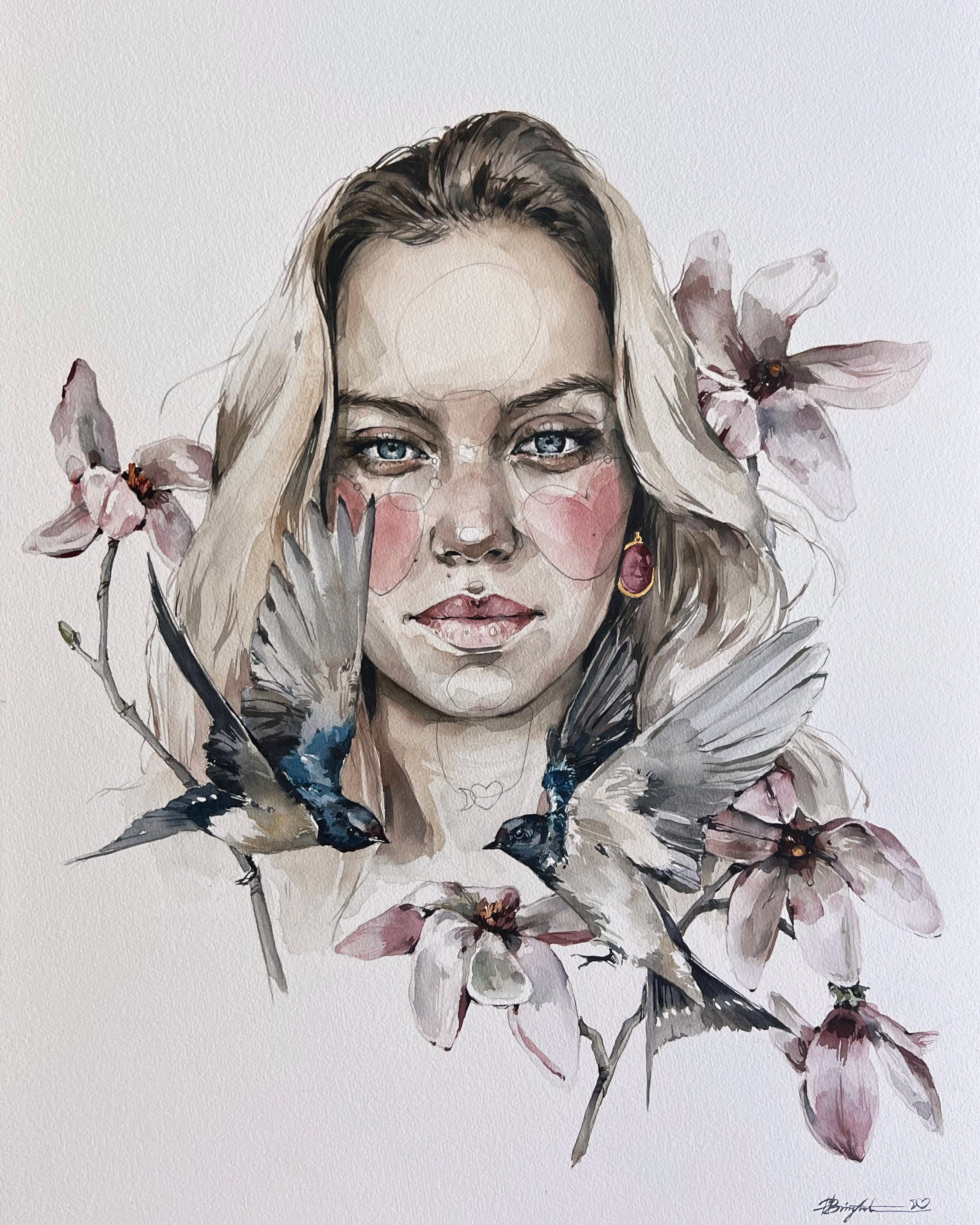 Self-portrait (sunny side)