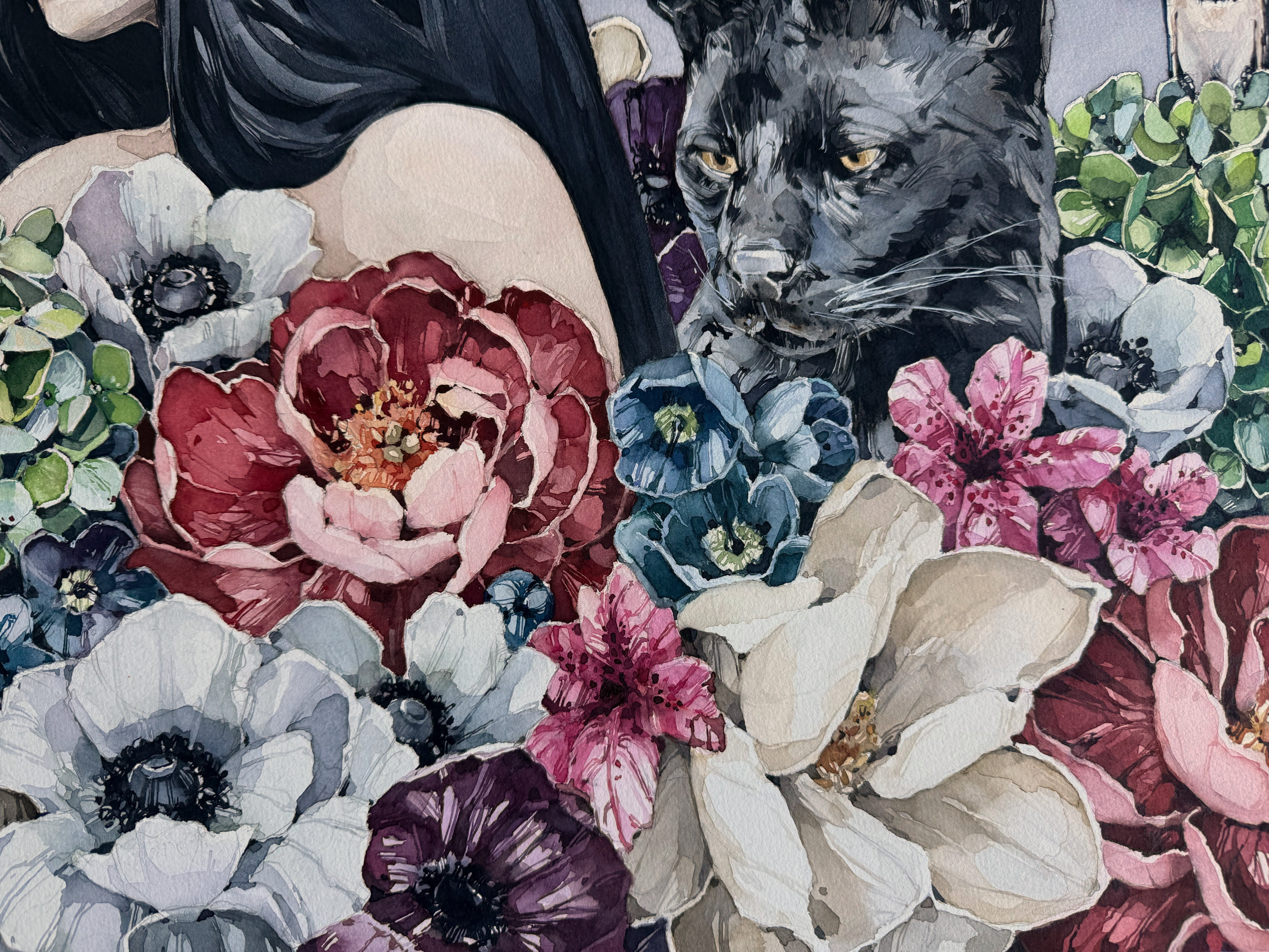 Silent garden: gathering storm