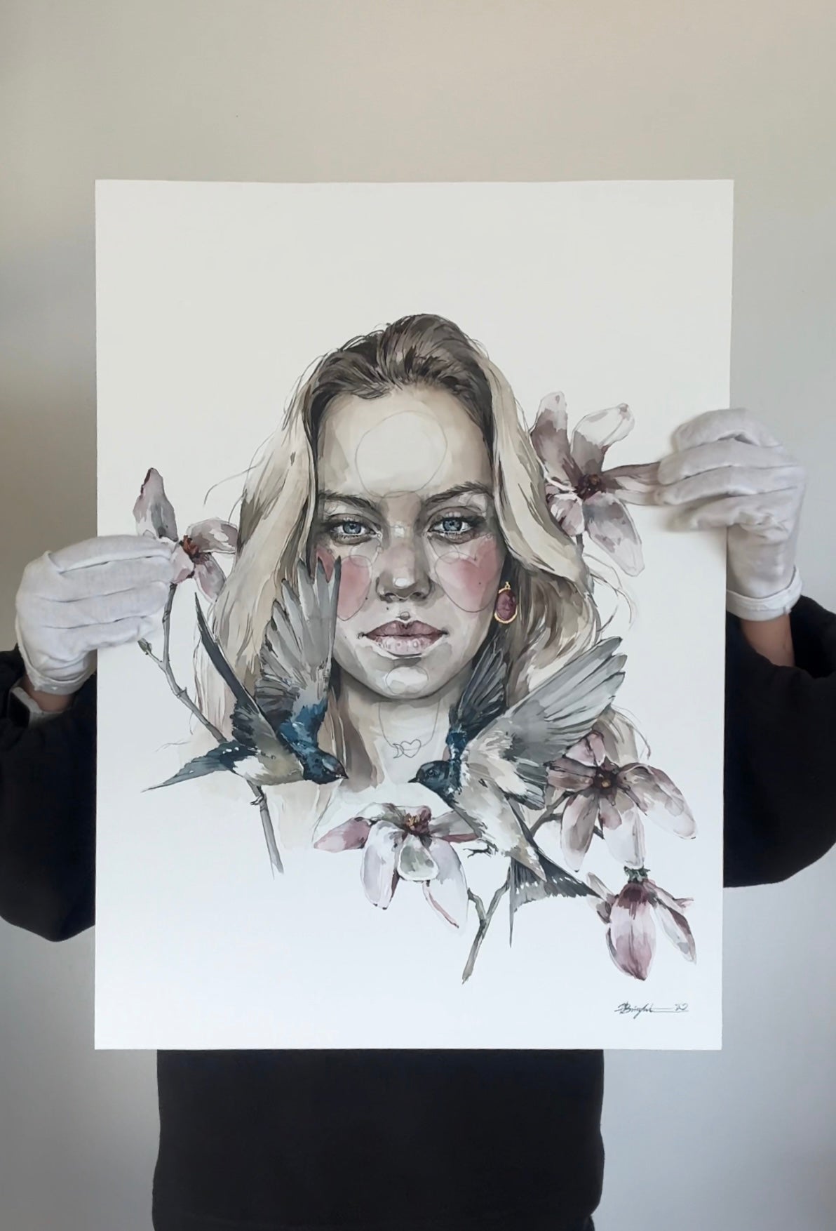 Self-portrait (sunny side)