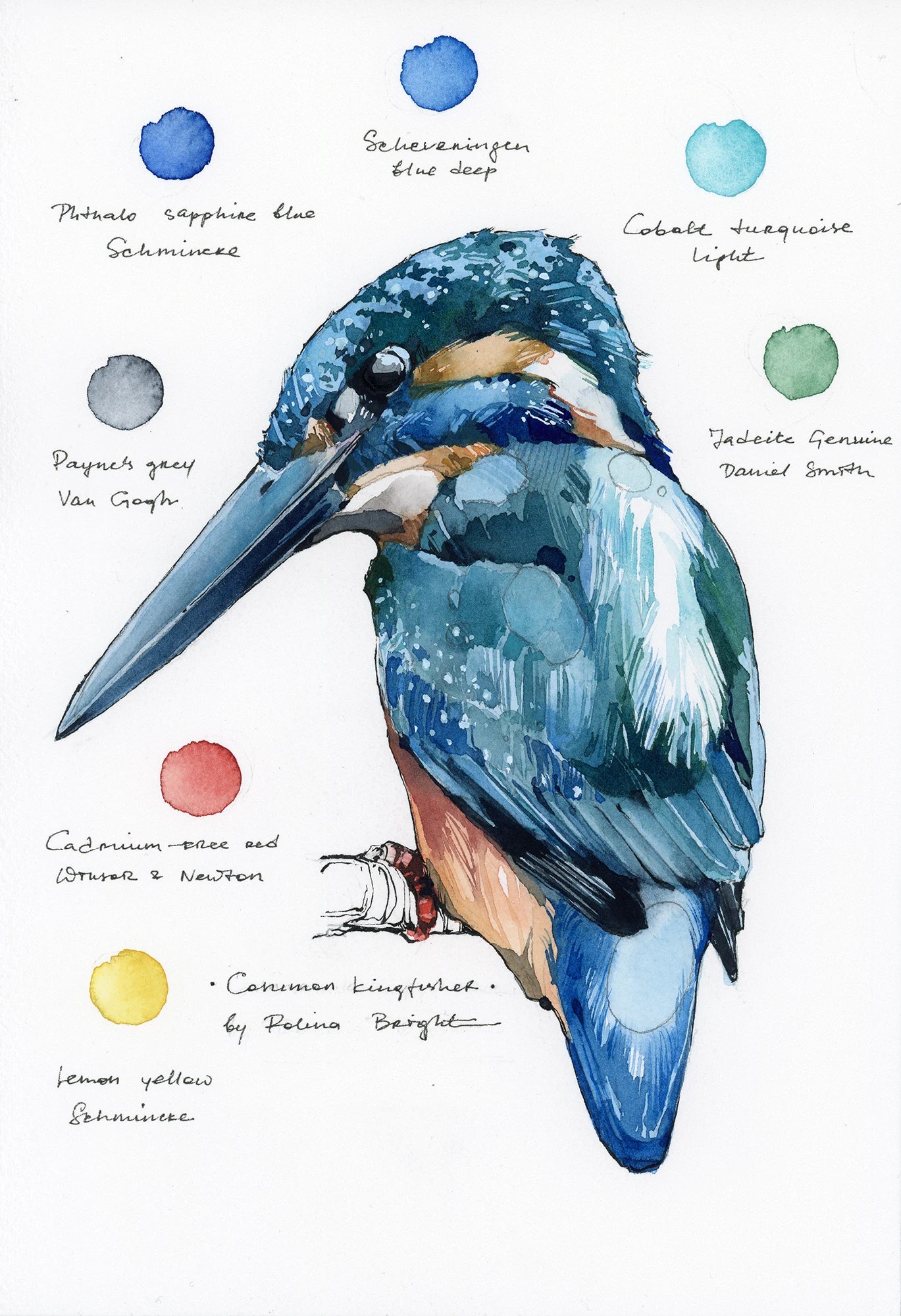 Original artwork "Commmon Kingfisher"