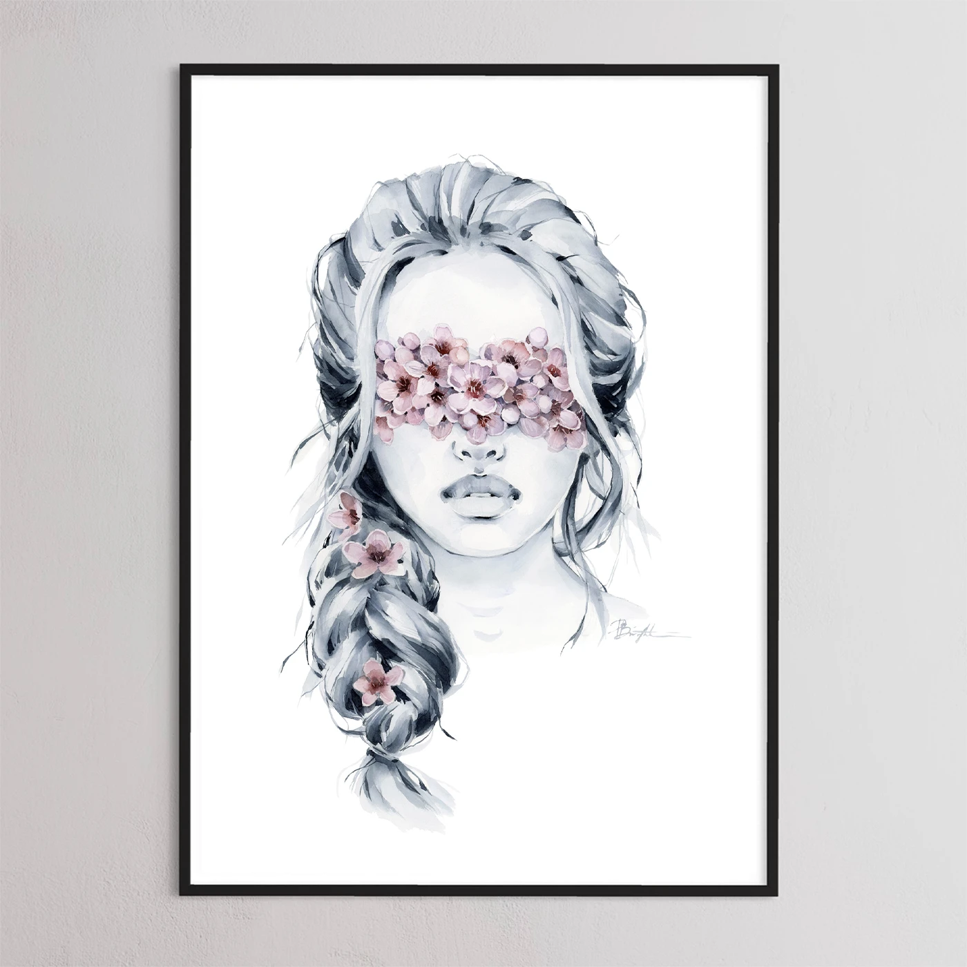 Cherry Blossom blindfolded by Polina Bright