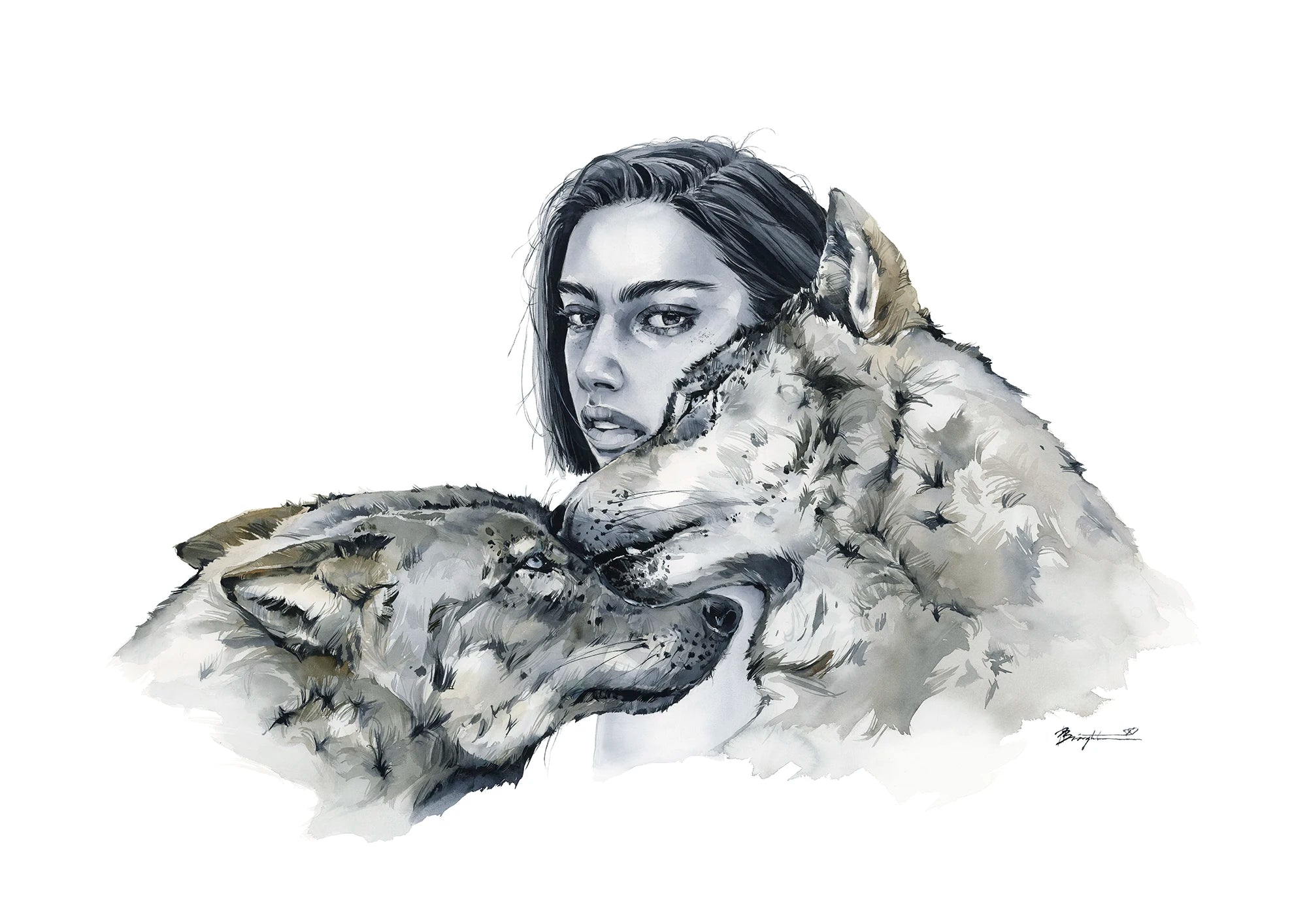 Home again - print Power over you collection by Polina Bright