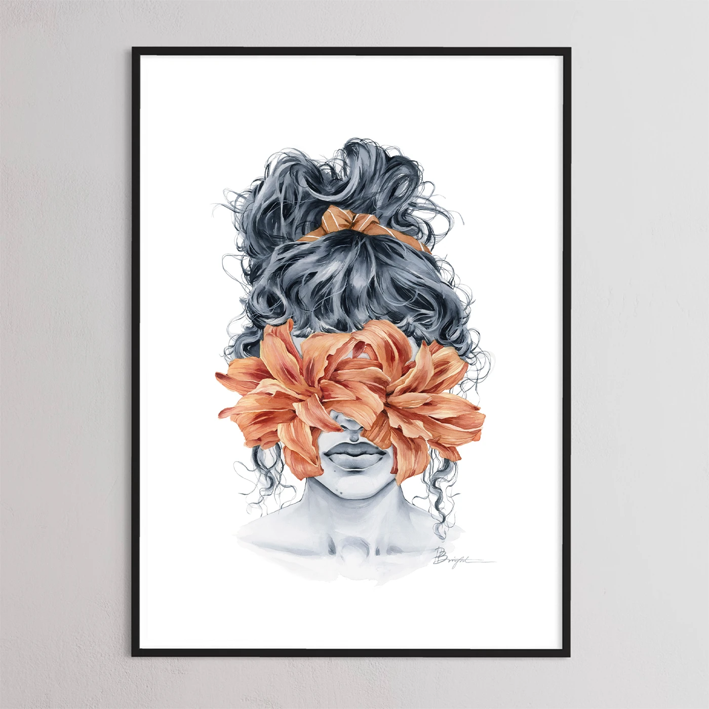 Lily blindfolded by Polina Bright