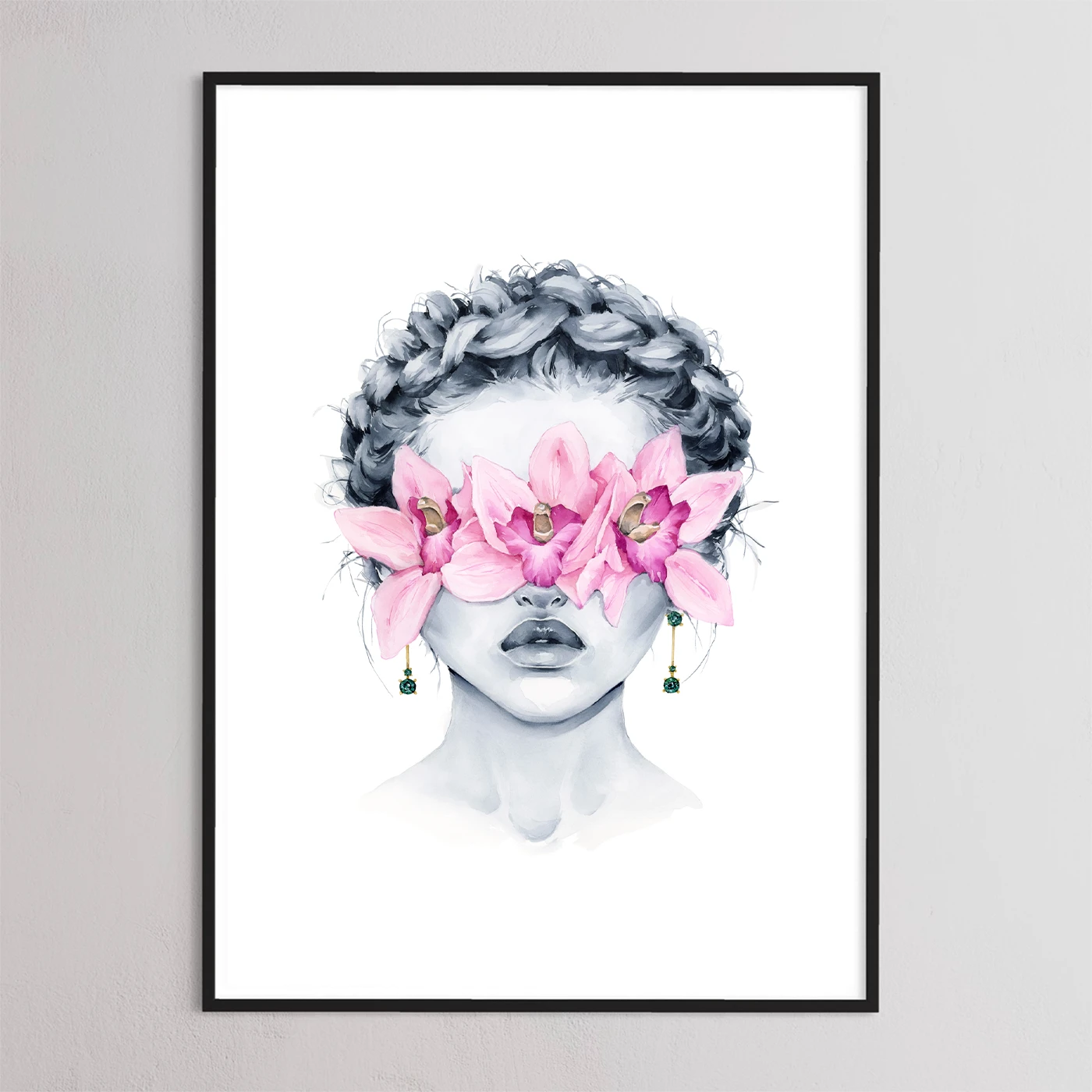 Poppy blindfolded by Polina Bright