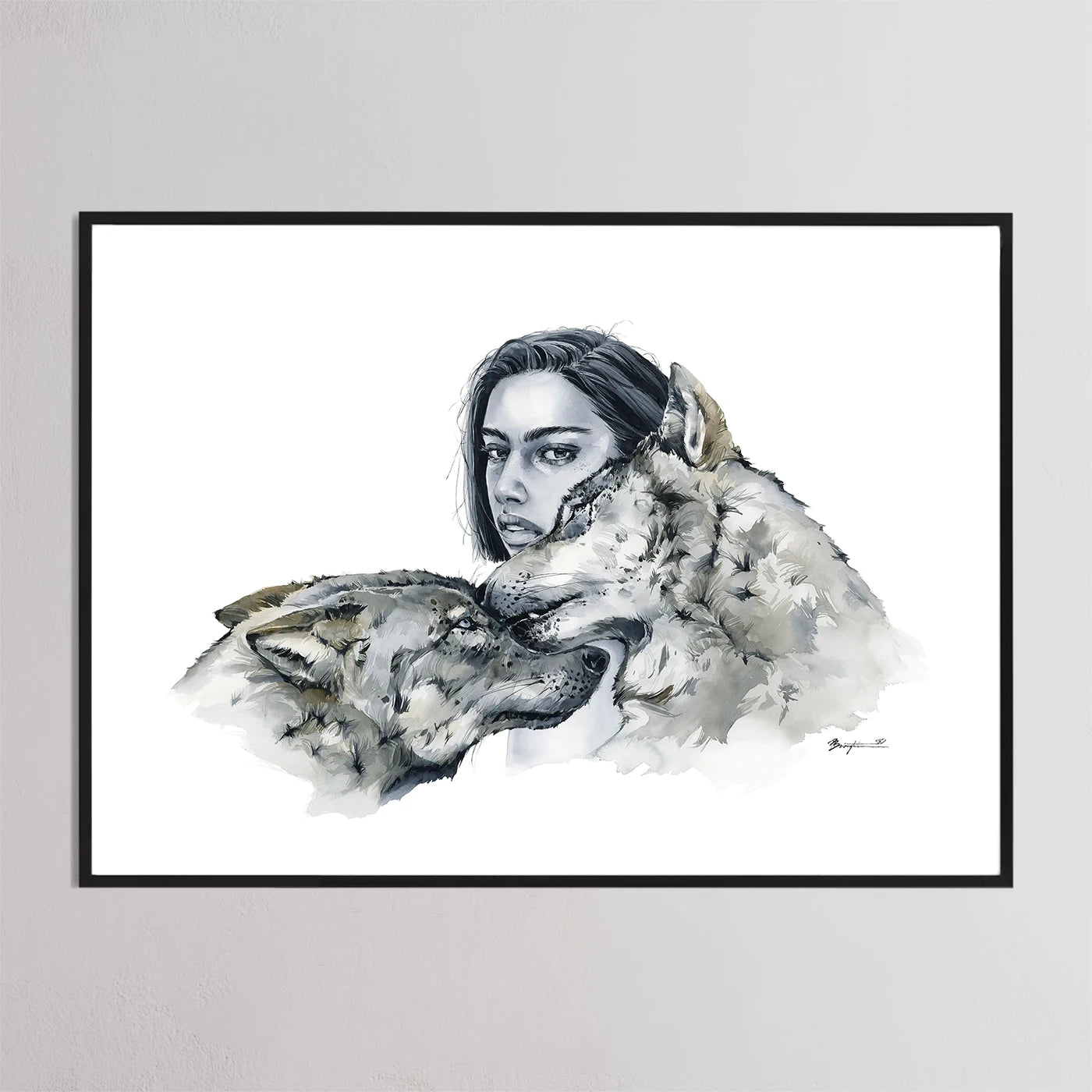 Home again - print Power over you collection by Polina Bright