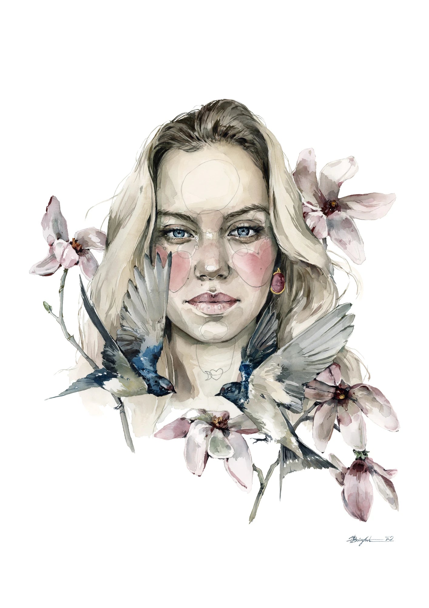 Self-portrait (sunny side)