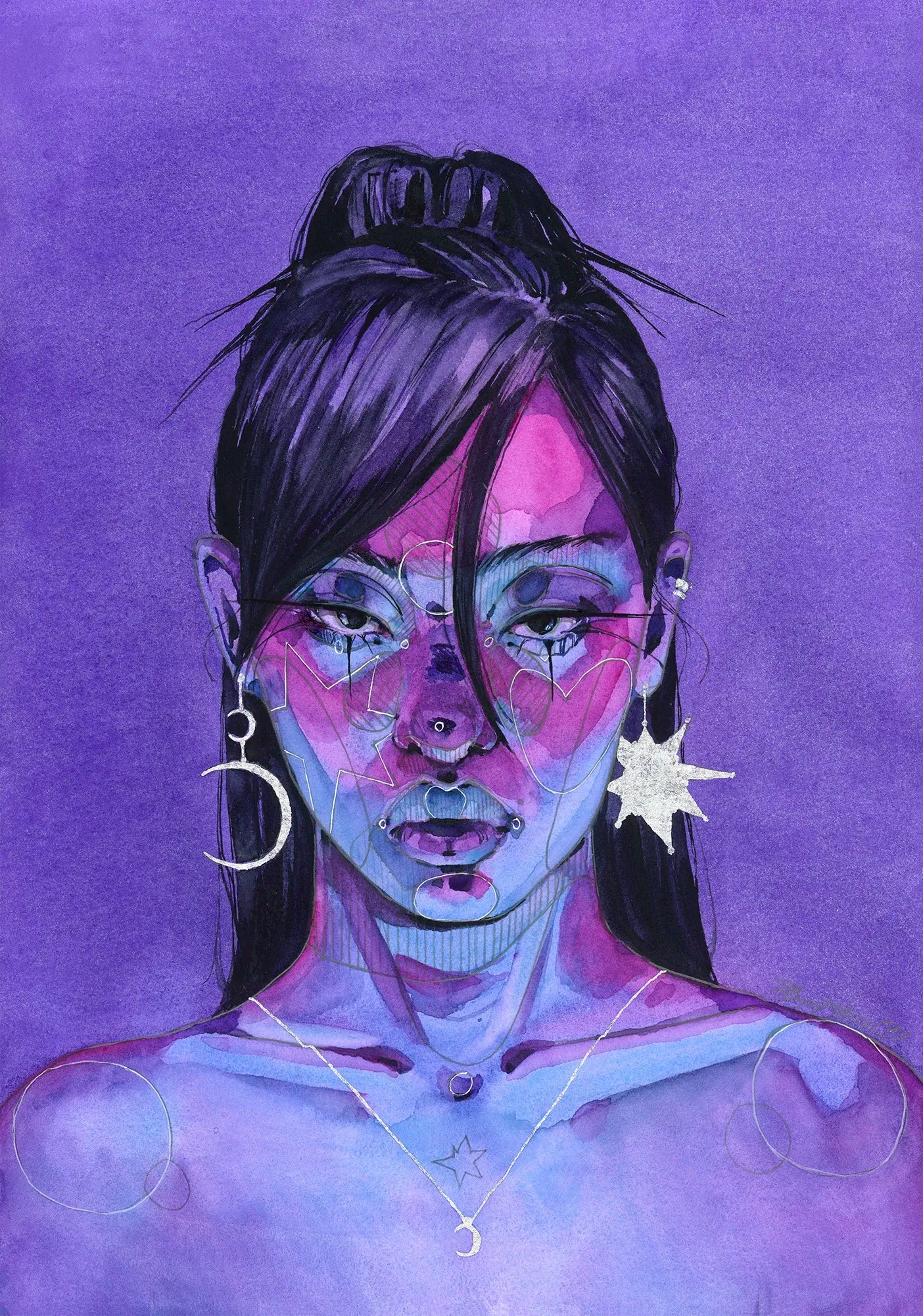 Stargazer Neon by Polina Bright