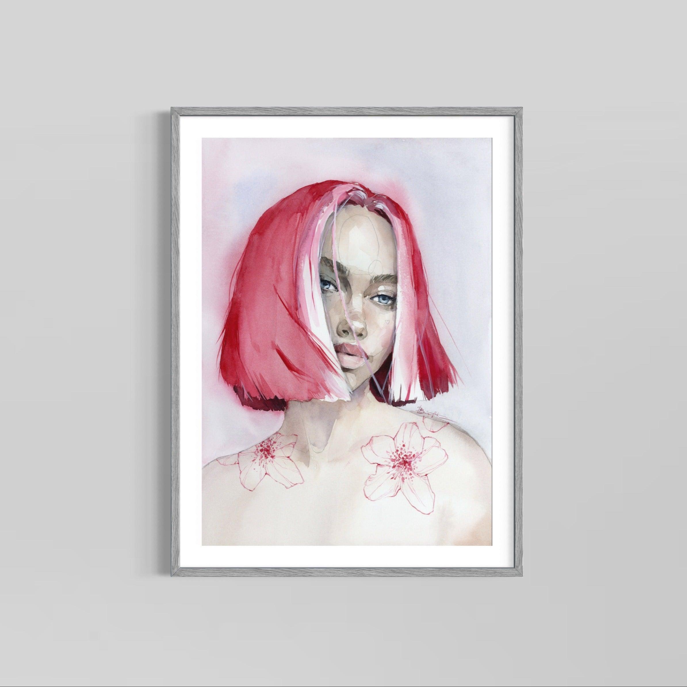 "Azalea" - original painting - Polina Bright