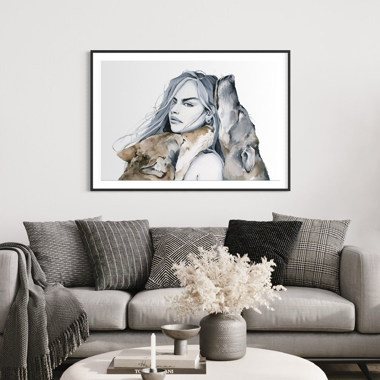 Alpha print by Polina Bright