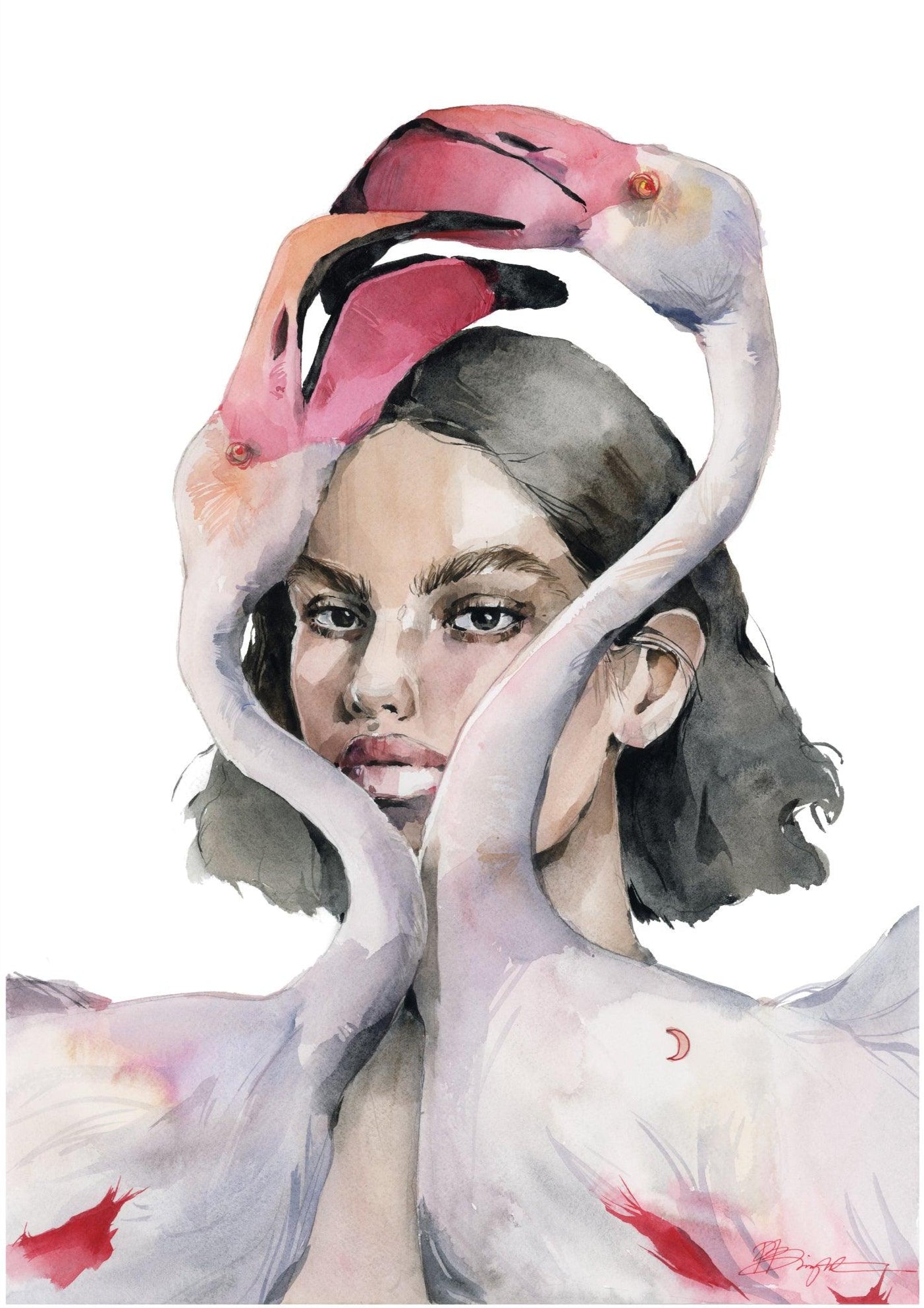 Flamingo Kiss - Polina Bright