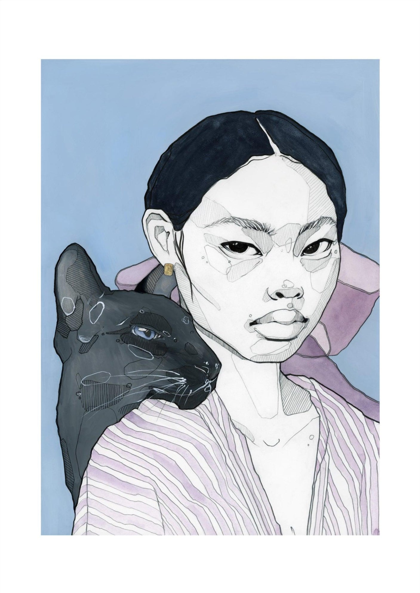 Oriental cat love - Polina Bright