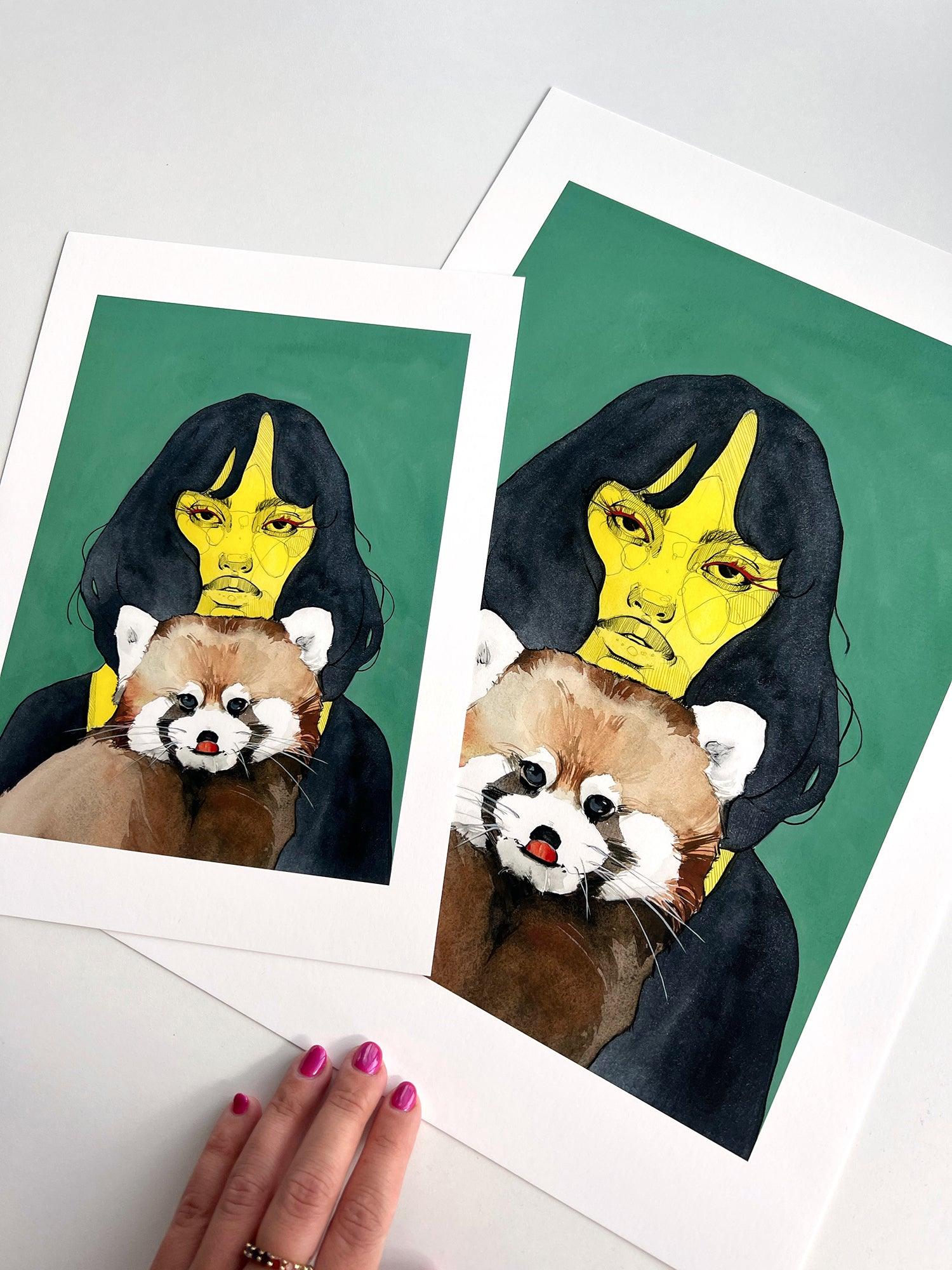 Red panda - Polina Bright