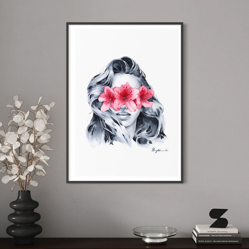 Rhododendron blindfolded by Polina Bright