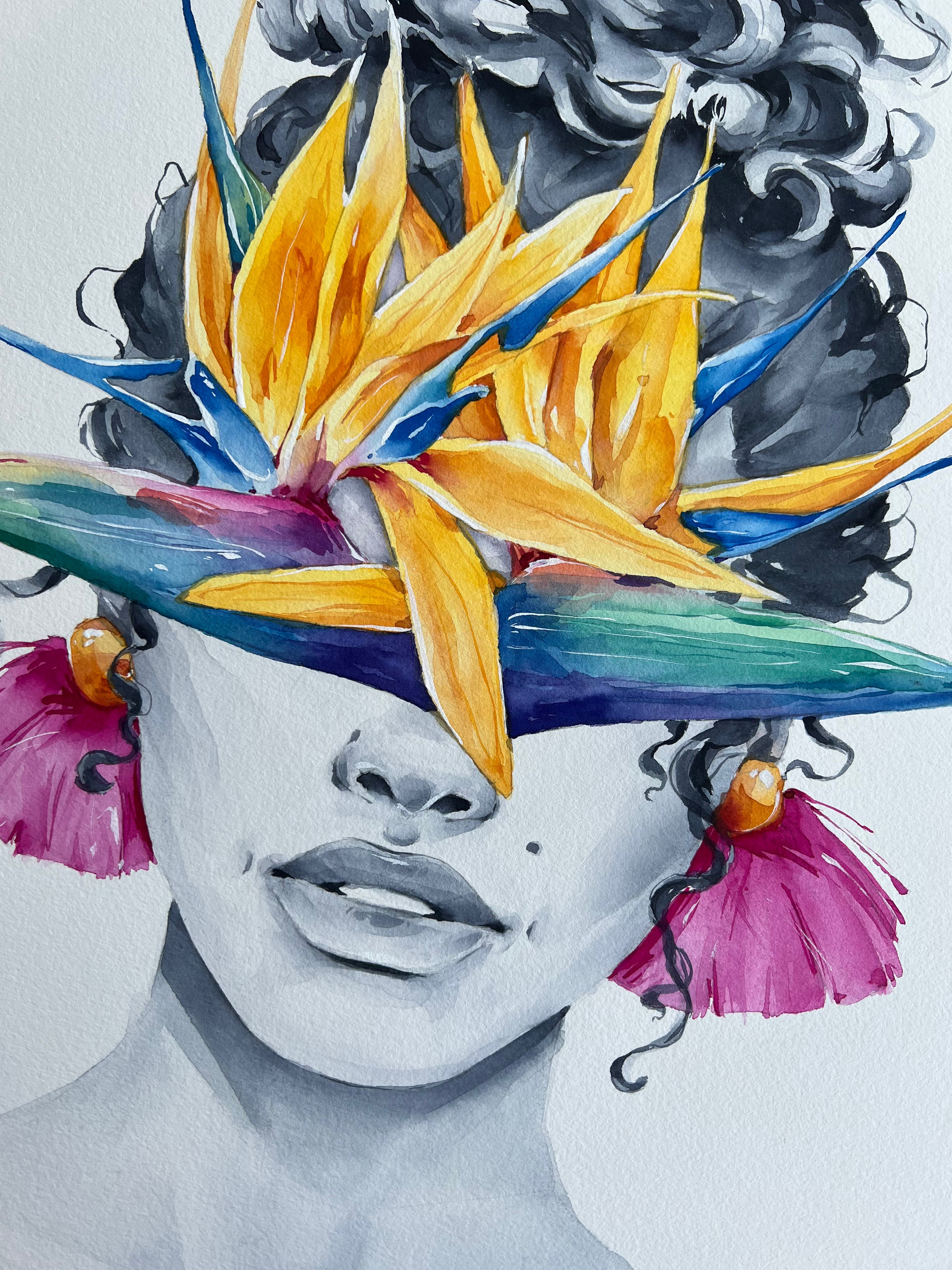 “Birds of paradise blindfolded” - original