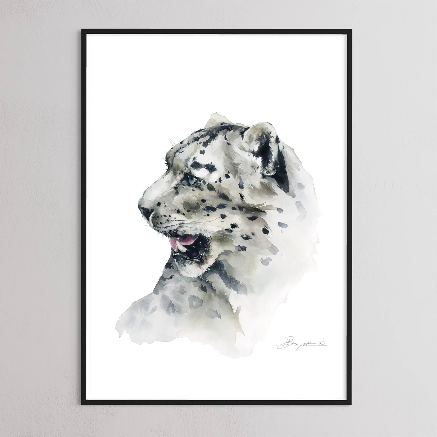 Snow leopard 2022 by polina bright