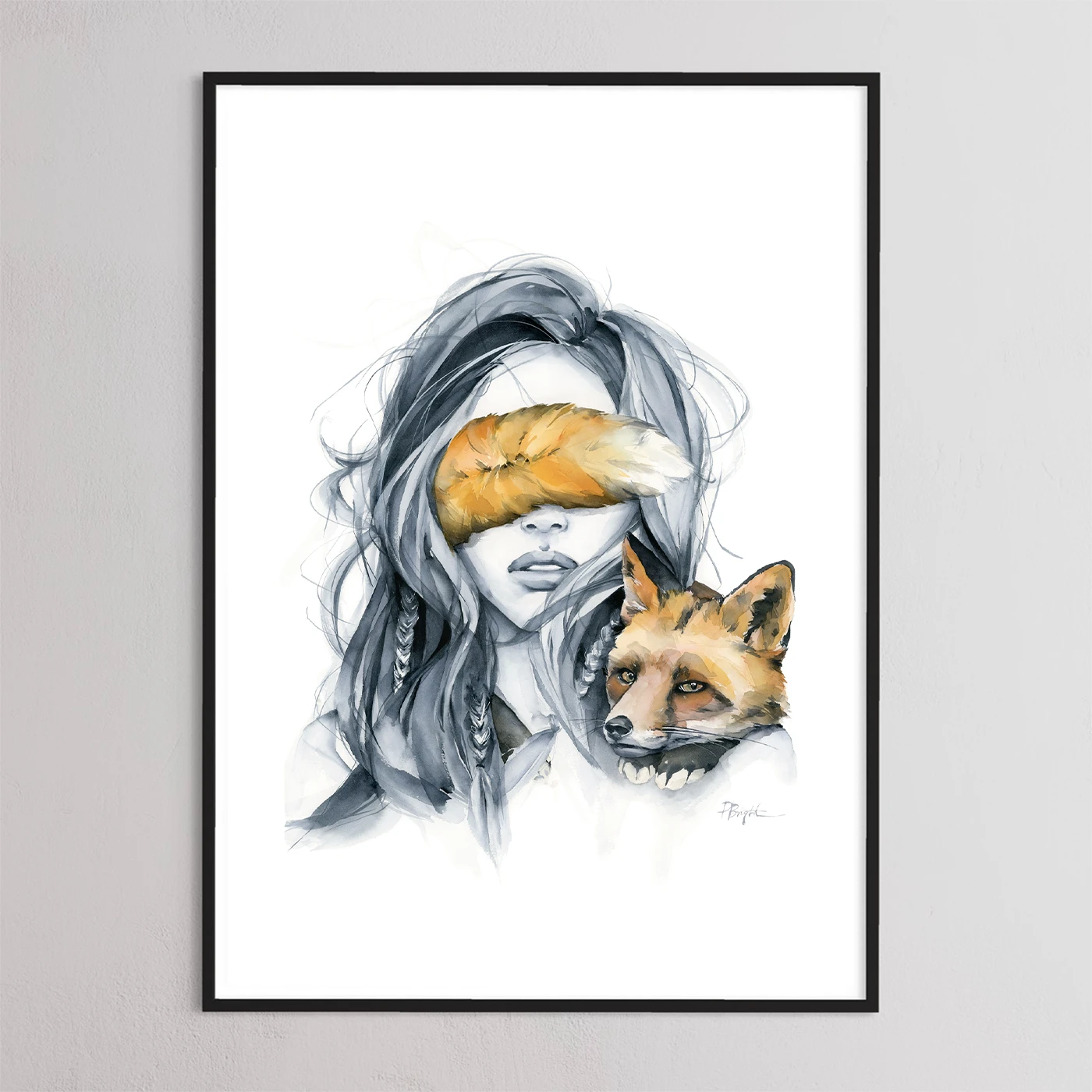 Fox blindfolded by Polina Bright