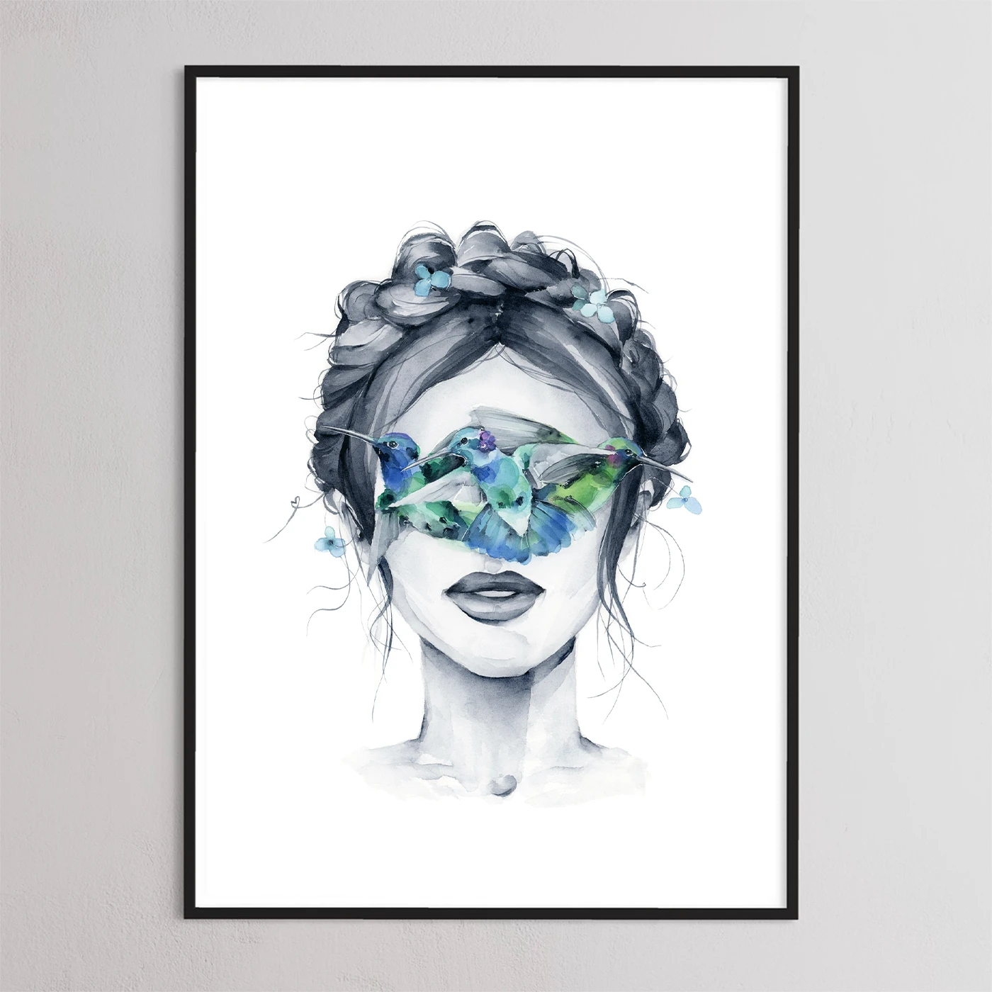 Hummingbird blindfolded by Polina Bright
