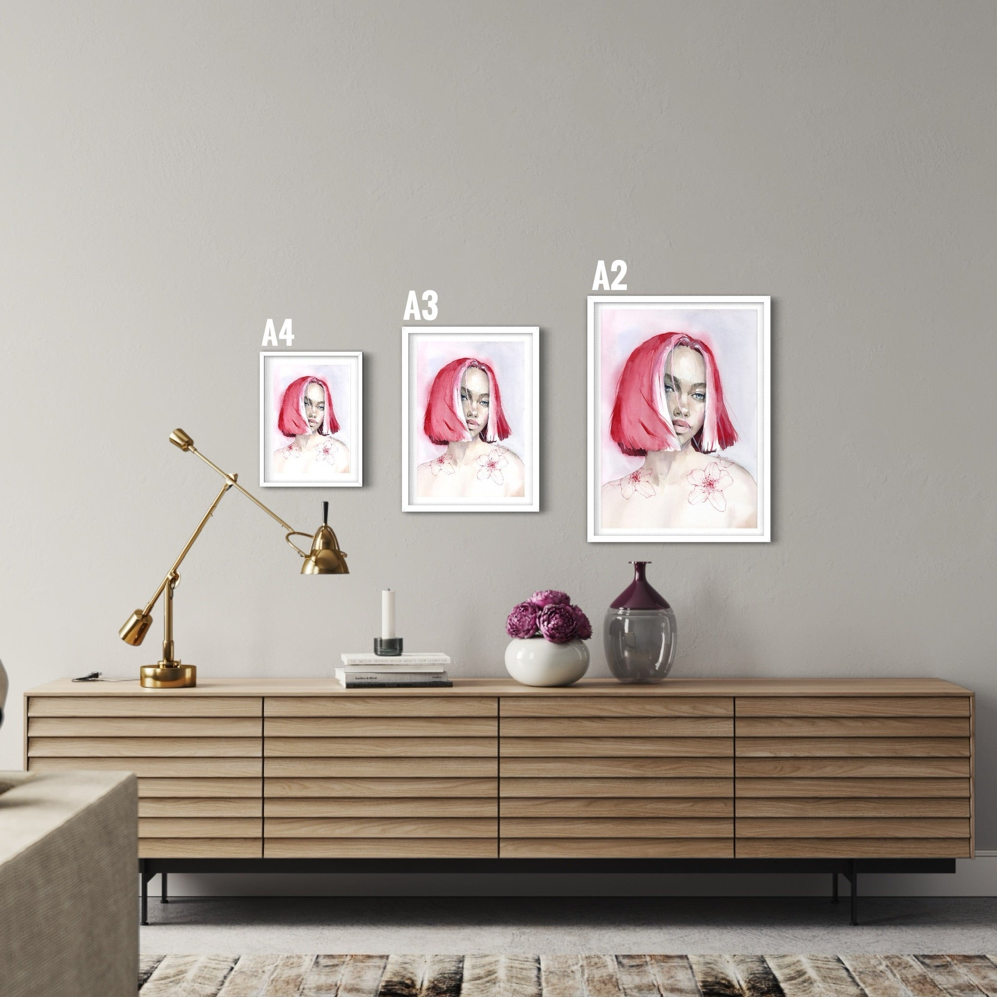 Azalea print from the Dreamy Ones collection by Polina Bright