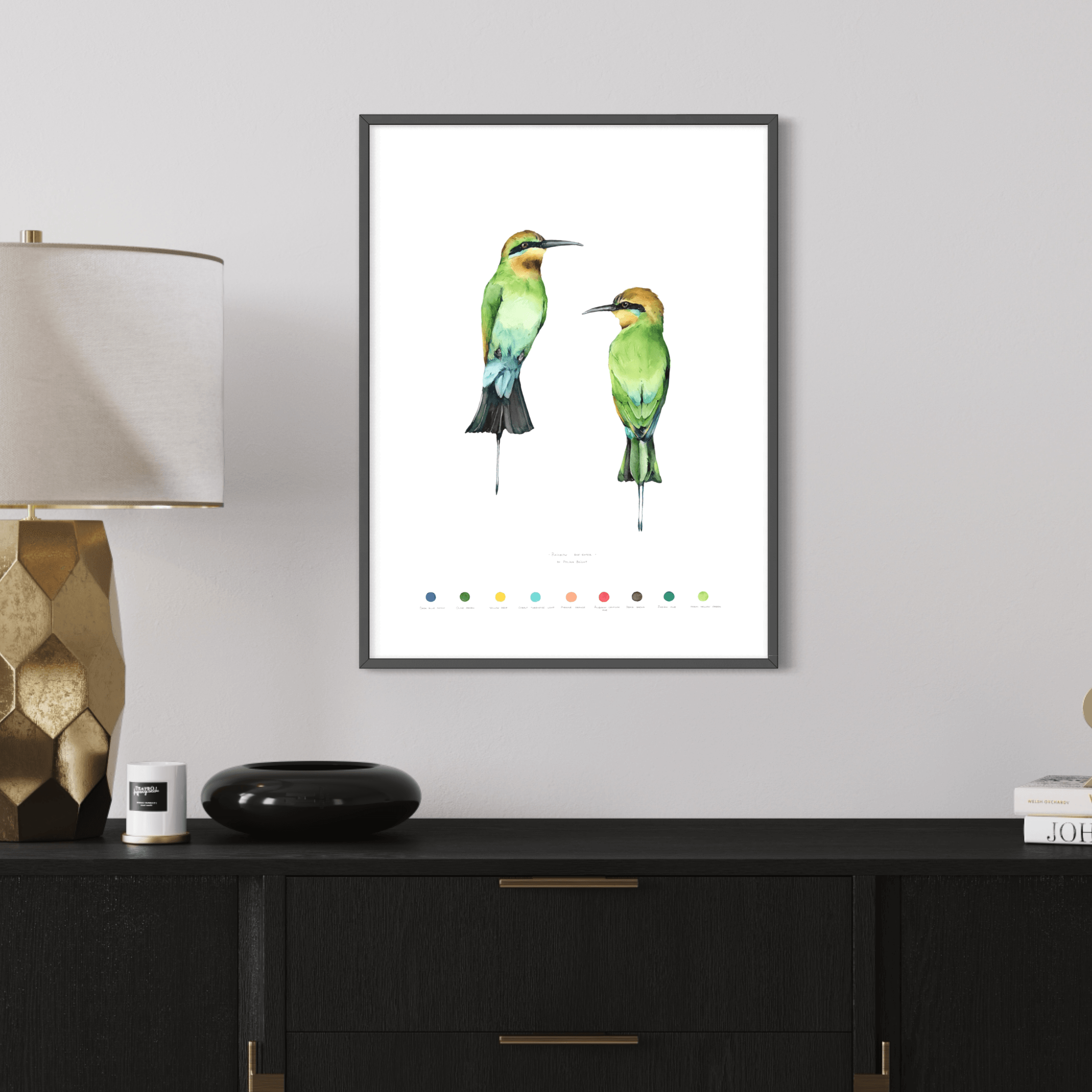 Rainbow bee-eater - Polina Bright